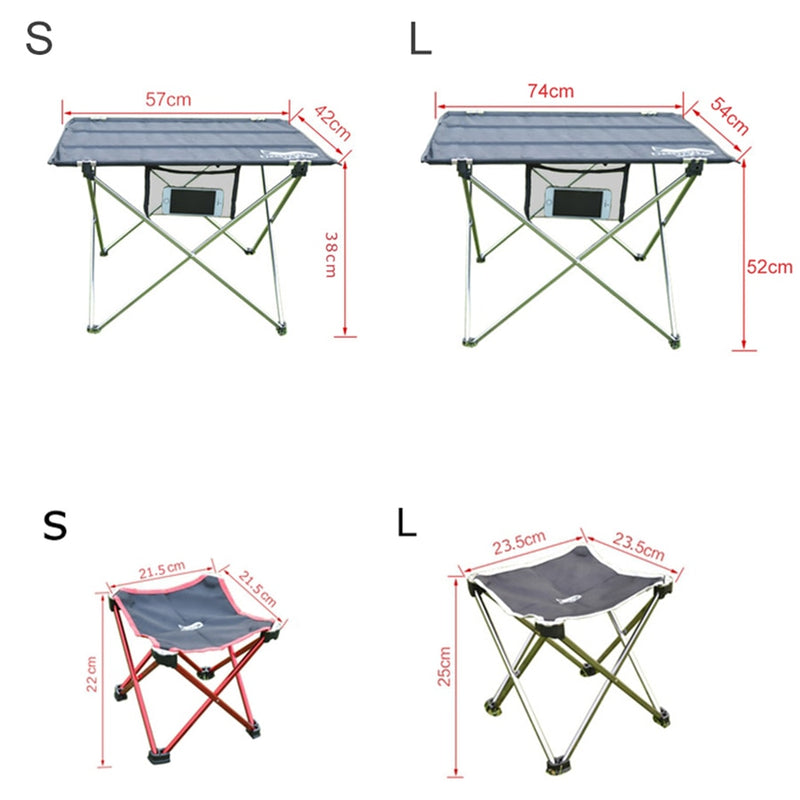 Camping Foldable Table & Chairs