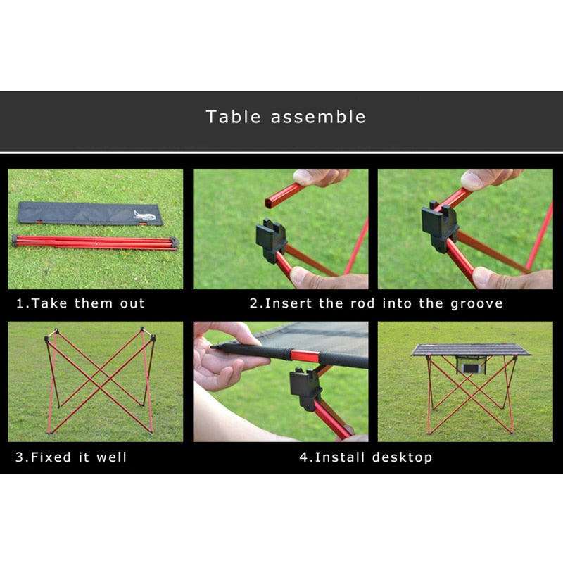 Camping Foldable Table & Chairs